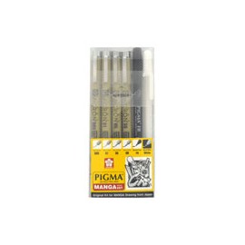 MARCADOR SAKURA PIGMA SET MANGA