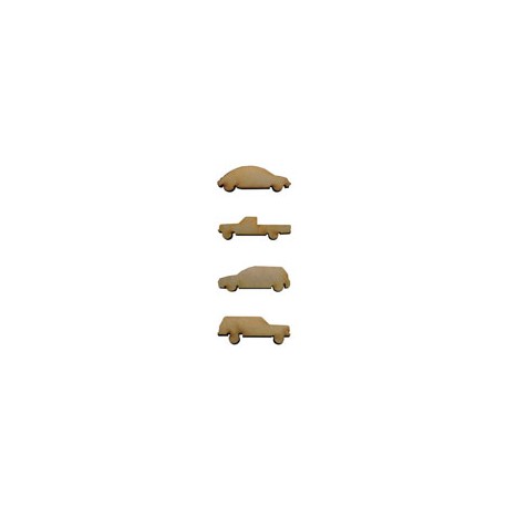 AUTOMÓVILES MDF ESCALA 1:150
