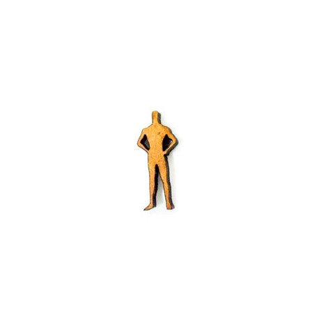 HOMBRE FRONTAL MDF ESCALA 1:50