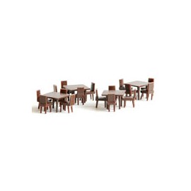 MESAS DE RESTAURANTE ESCALA 1:100