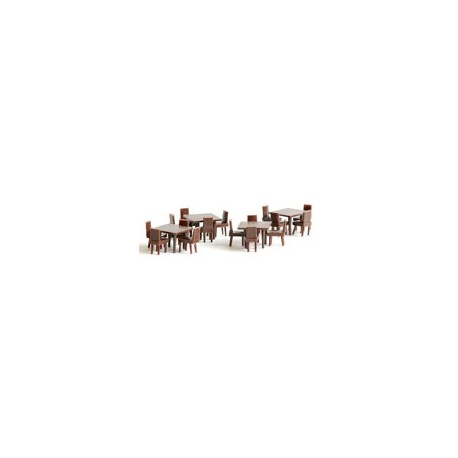 MESAS DE RESTAURANTE ESCALA 1:100