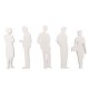 PERSONAS DE ACRÍLICO BLANCO ESCALA 1:75