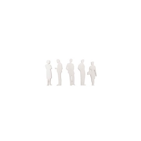 PERSONAS DE ACRÍLICO BLANCO ESCALA 1:100