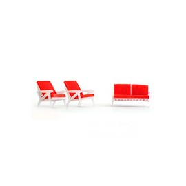 SILLONES DE JARDÍN ESCALA 1:100