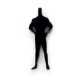 HOMBRE FRONTAL ACRÍLICO NEGRO ESCALA 1:100