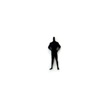 HOMBRE FRONTAL ACRÍLICO NEGRO ESCALA 1:100