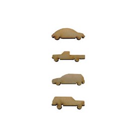AUTOMÓVILES MDF ESCALA 1:200