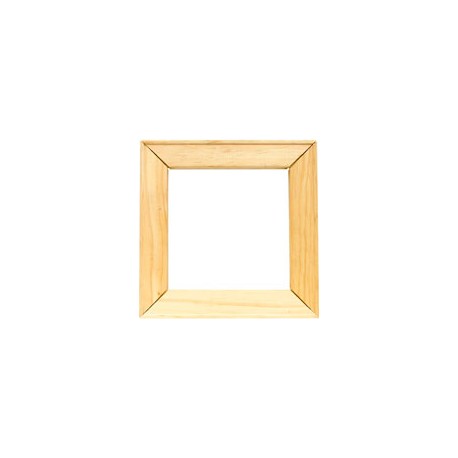MARCO DE MADERA RODIN SIN TELA 25X25 CM