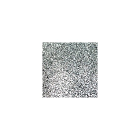 PAPEL FANTASÍA PLAIN GLITTER PLATA