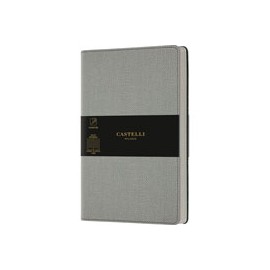 LIBRETA LDG HARRIS OYSTER GREY 13X21 H/R