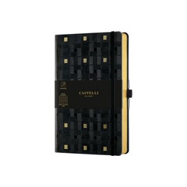 LIBRETA LDG C&G WEAVING GOLD 13X21 H/R