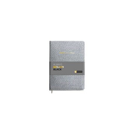 LIBRETA MIQUELRIUS A5 LISO GRIS ALWAYS BLACK