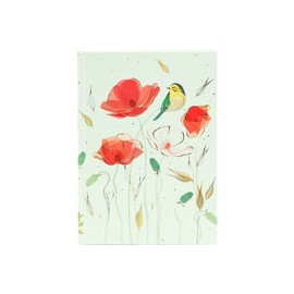 LIBRETA GLD 64 485 TENDER FLOWERS 14.8X21 CM