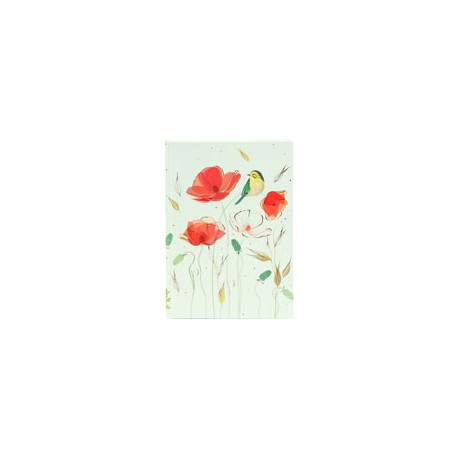 LIBRETA GLD 64 485 TENDER FLOWERS 14.8X21 CM