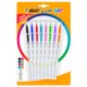 BOLÍGRAFO BIC CRISTAL UP 1.2 BLISTER C/8 COL ...