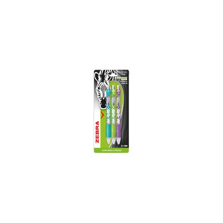 PORTAMINAS ZEBRA 6531 FLORAL 0.7MM BLISTER C ...