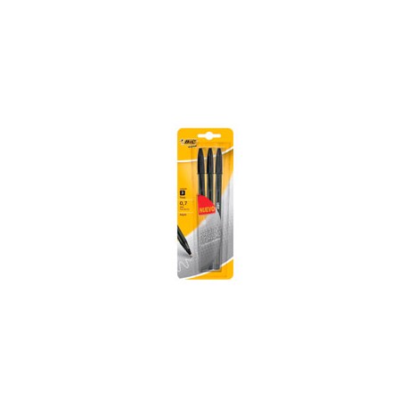 BOLÍGRAFO BIC CRISTAL PS 0.7MM BLISTER C/3 N ...