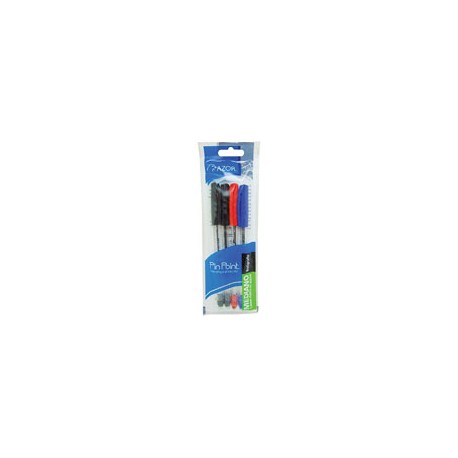 BOLÍGRAFO PIN POINT MED 1.0MM BLISTER CON 4  ...