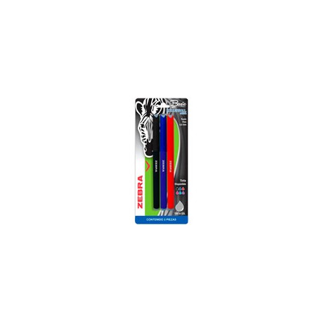 ROLLER ZEBRA BASIC 0.5MM SURTIDOS BLISTER CO ...