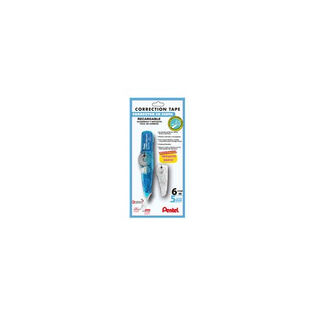 CORRECTOR PENTEL CINTA RECARGABLE 5MMX6M