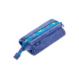 ESTUCHE ZIPIT LENNY JEANS AZUL