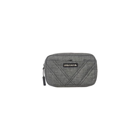 ESTUCHE DOBLE URBANIA BASIC GRAY