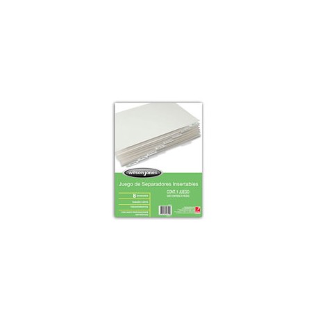 SEPARADORES WILSON JONES P0500 IRIS CON 8